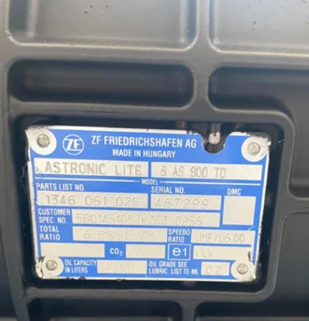 Caja de cambios Iveco 6AS800 TO AS Tronic Lite Kilometraje 0