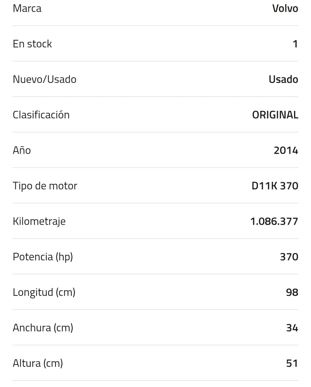 Bloque de motor Volvo 24426731