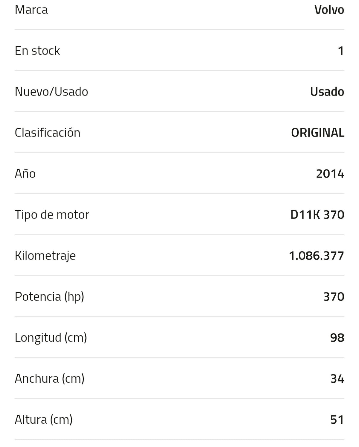 Bloque de motor Volvo 24426731