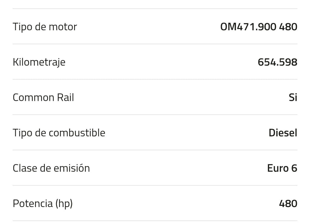 Motor Mercedes OM471.909 450 A 002 010 82 00