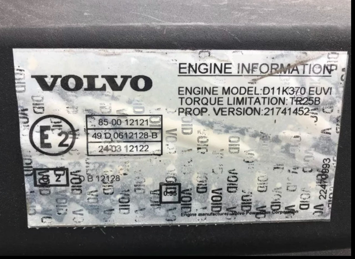 Motor Volvo D11K 370 K1 85002113