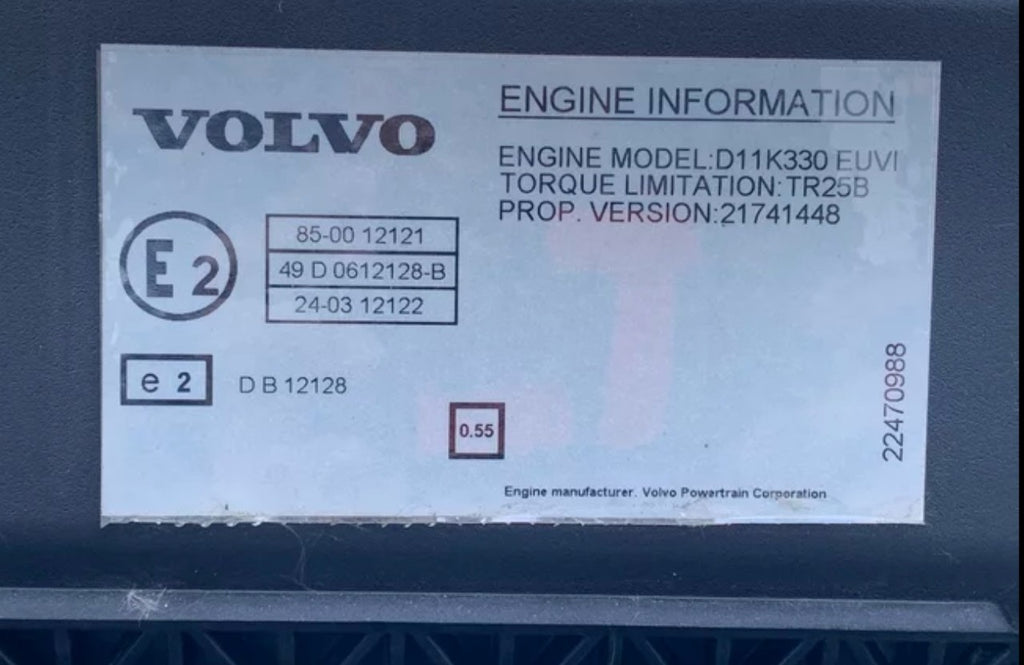 Motor Volvo D11K 330 K1 85002113