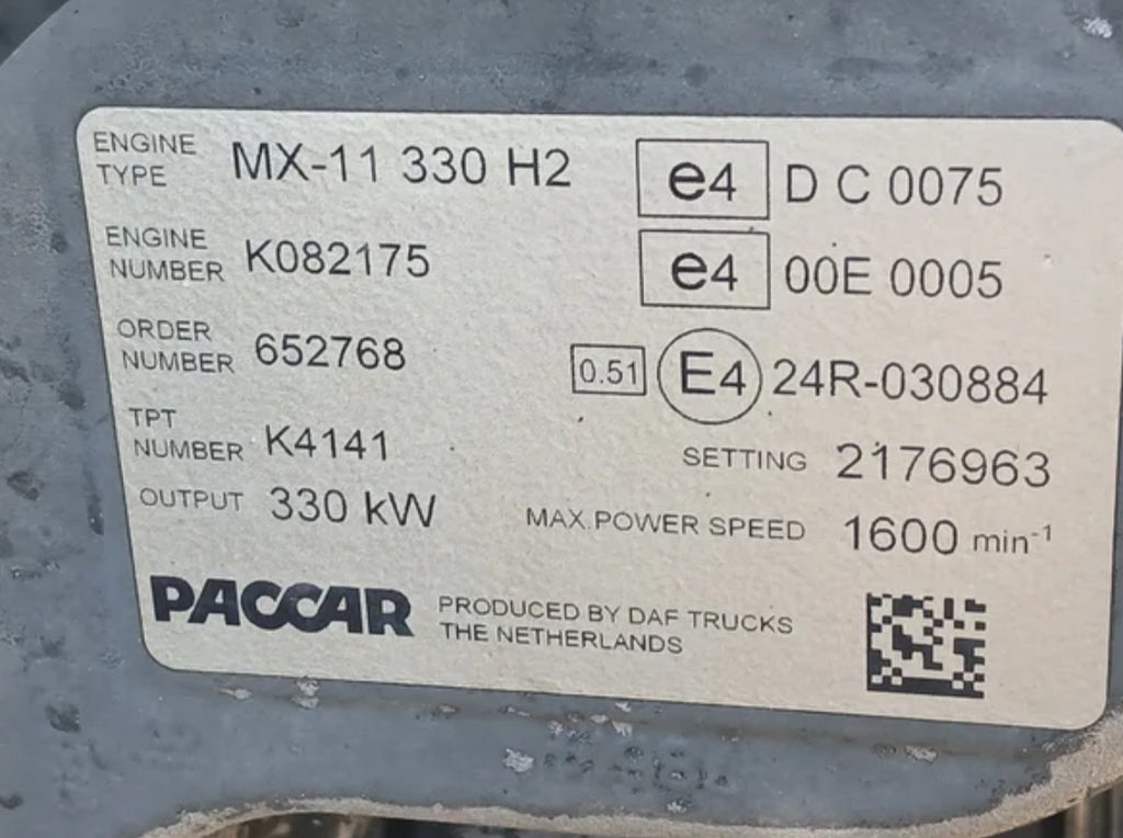 Motor DAF MX11 330 H2 2189684