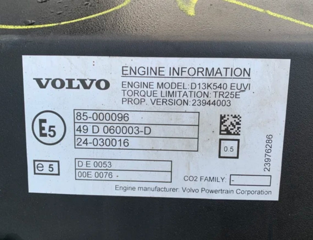 Motor Volvo D13K 540 K7 23489240