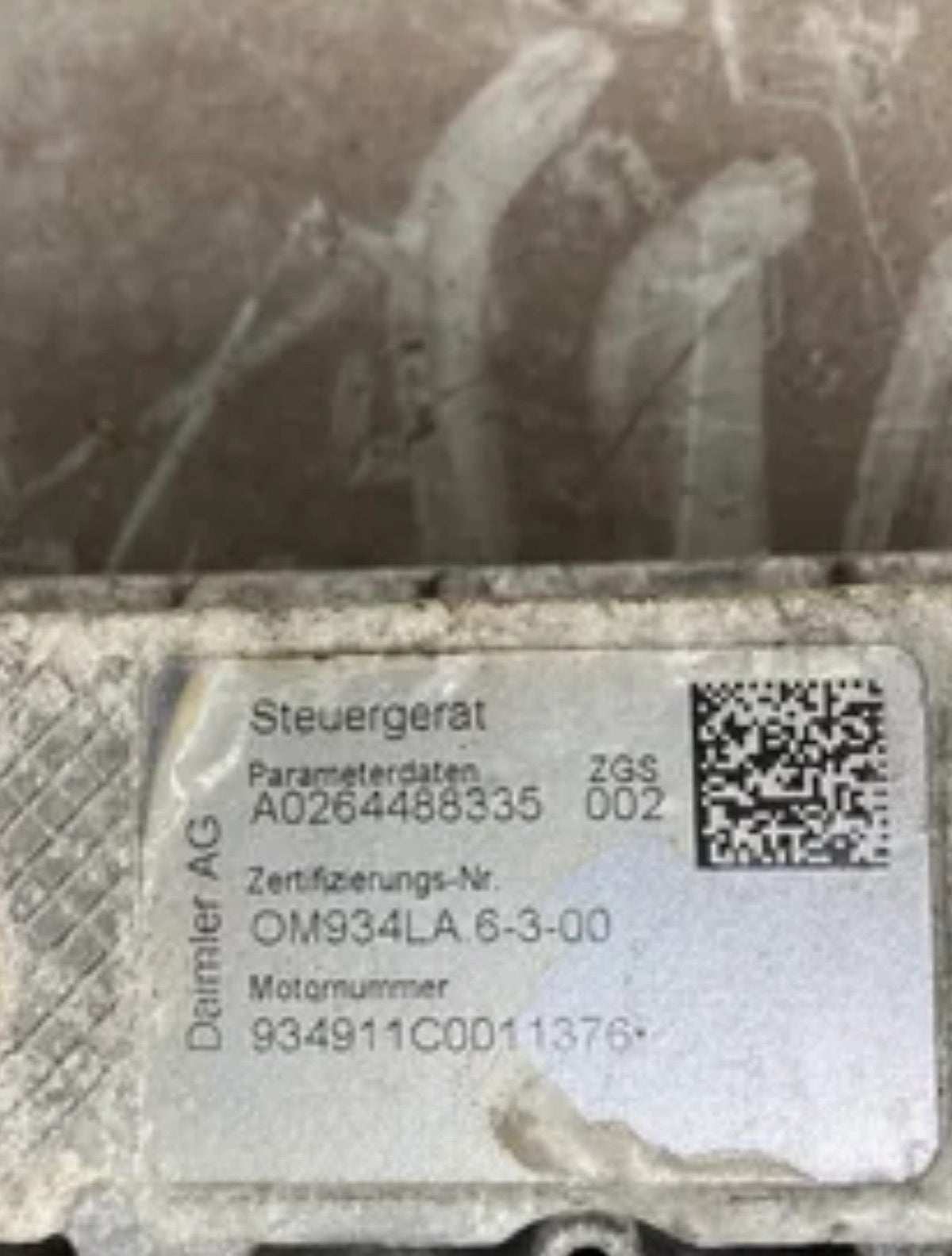 Motor Mercedes-Benz OM934.911 177 - Atego MP4 2015     Kilometraje: 305.796 km