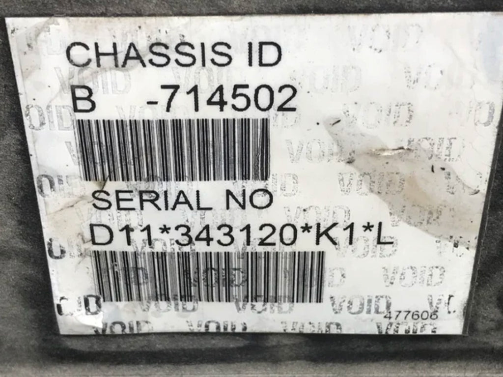 Motor Volvo D11K 370 K1 85002113