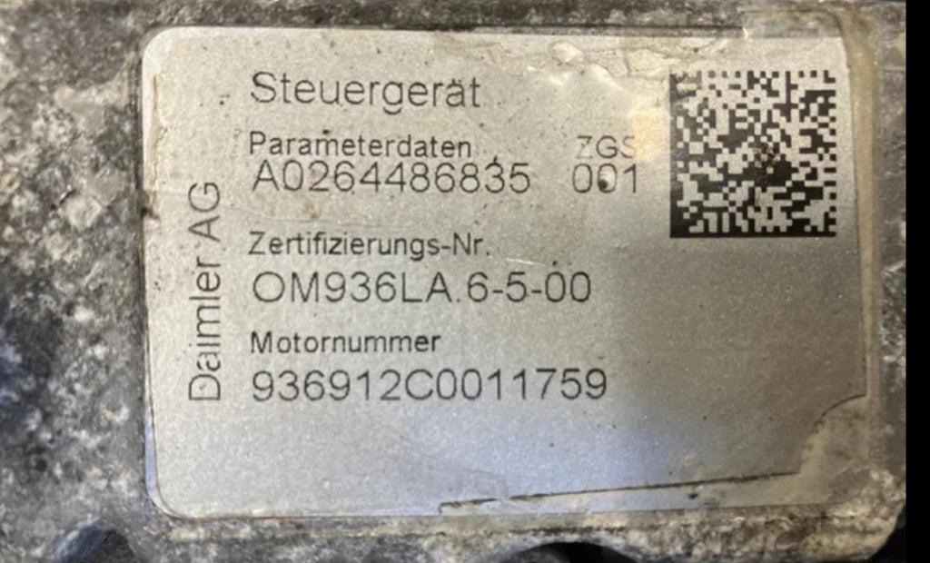 Motor Mercedes OM936.912 240 A 002 010 65 00