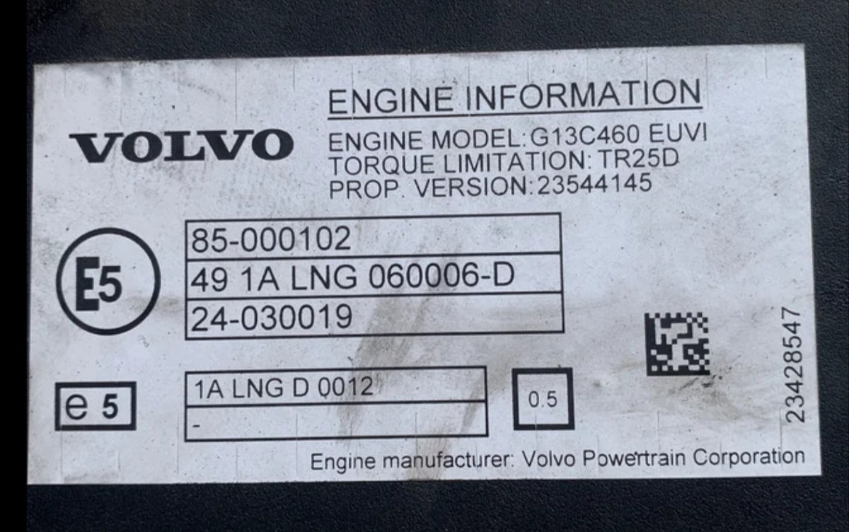 Motor Volvo G13C 460 K5