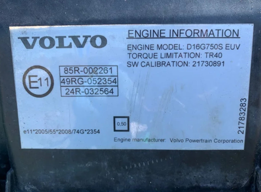 Motor Volvo D16G 750 G2