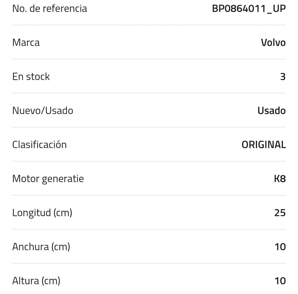 Inyector Volvo 24290502
