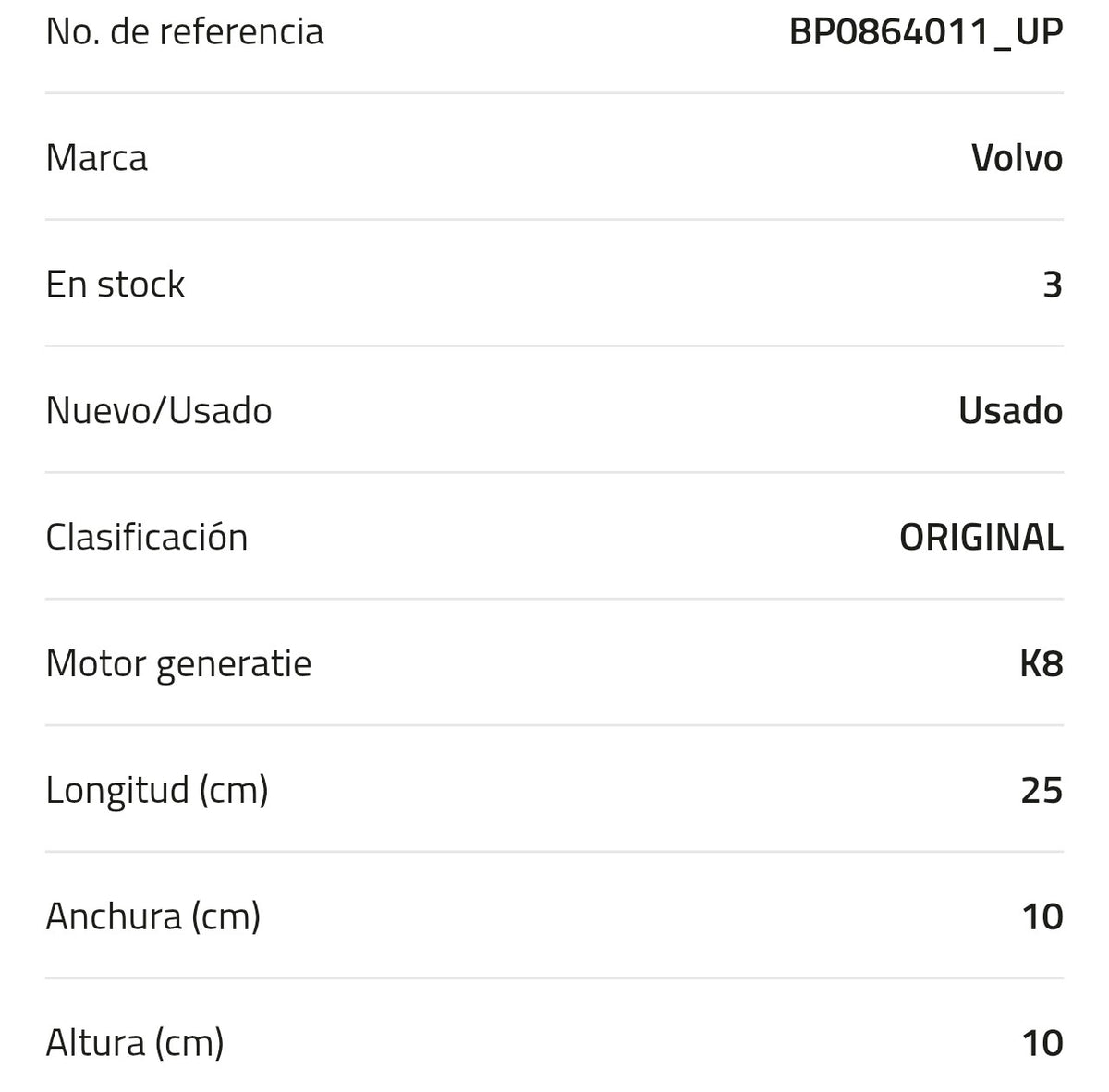 Inyector Volvo 24290502